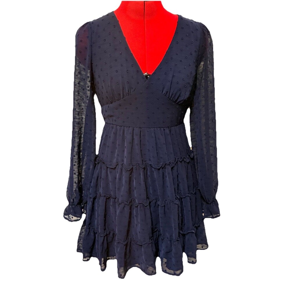 Altard State Blue Long Sleeve Dress Size Small